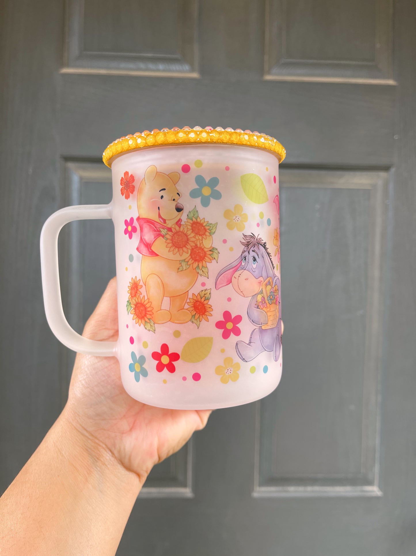 Bear and Friends Flower Coffee Mug