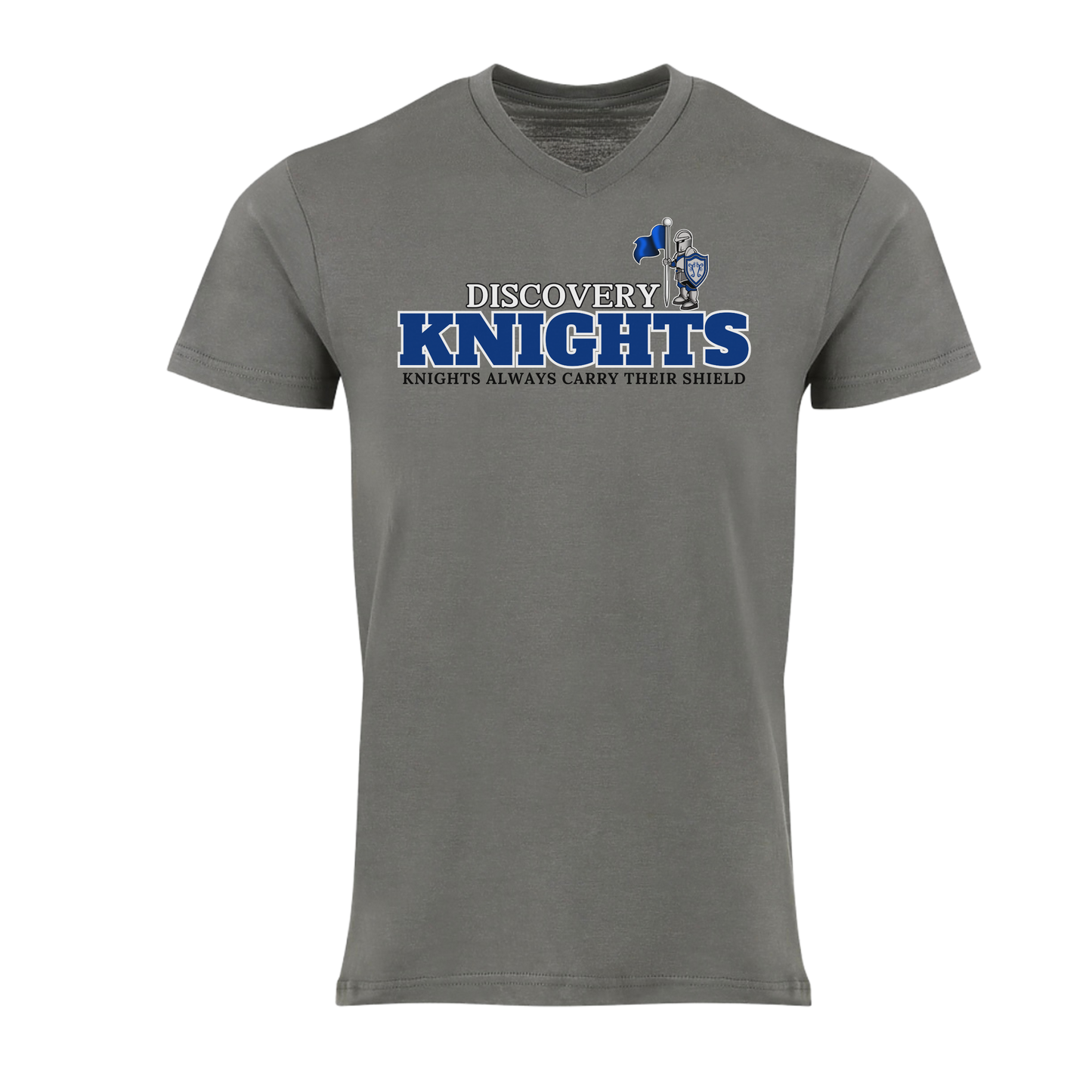 Knights Always Carry Their Shield Adult Unisex V-Neck