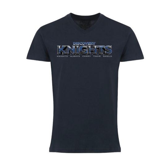 Knights Always Carry Their Shield Adult Unisex V-Neck